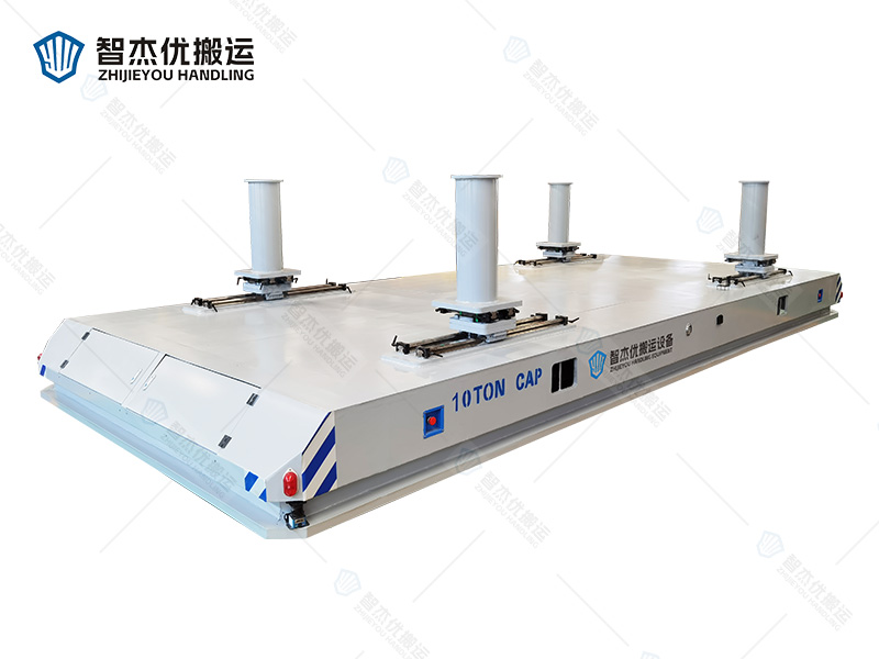 10吨级磁导航AGV公铁两用搬运车