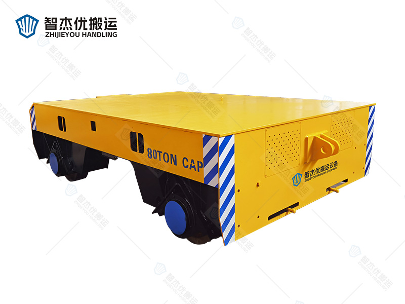 80吨重型轨道钢包车