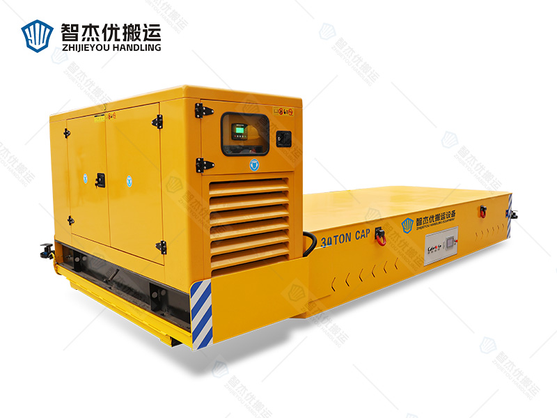 柴油发电机供电全向无轨转运车