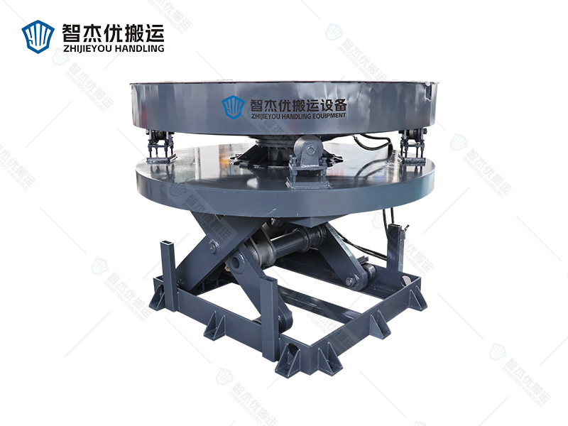 15T 升降式电动轨道转盘